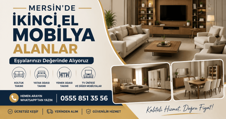 Mersin de ikinci el mobilya alanlar
