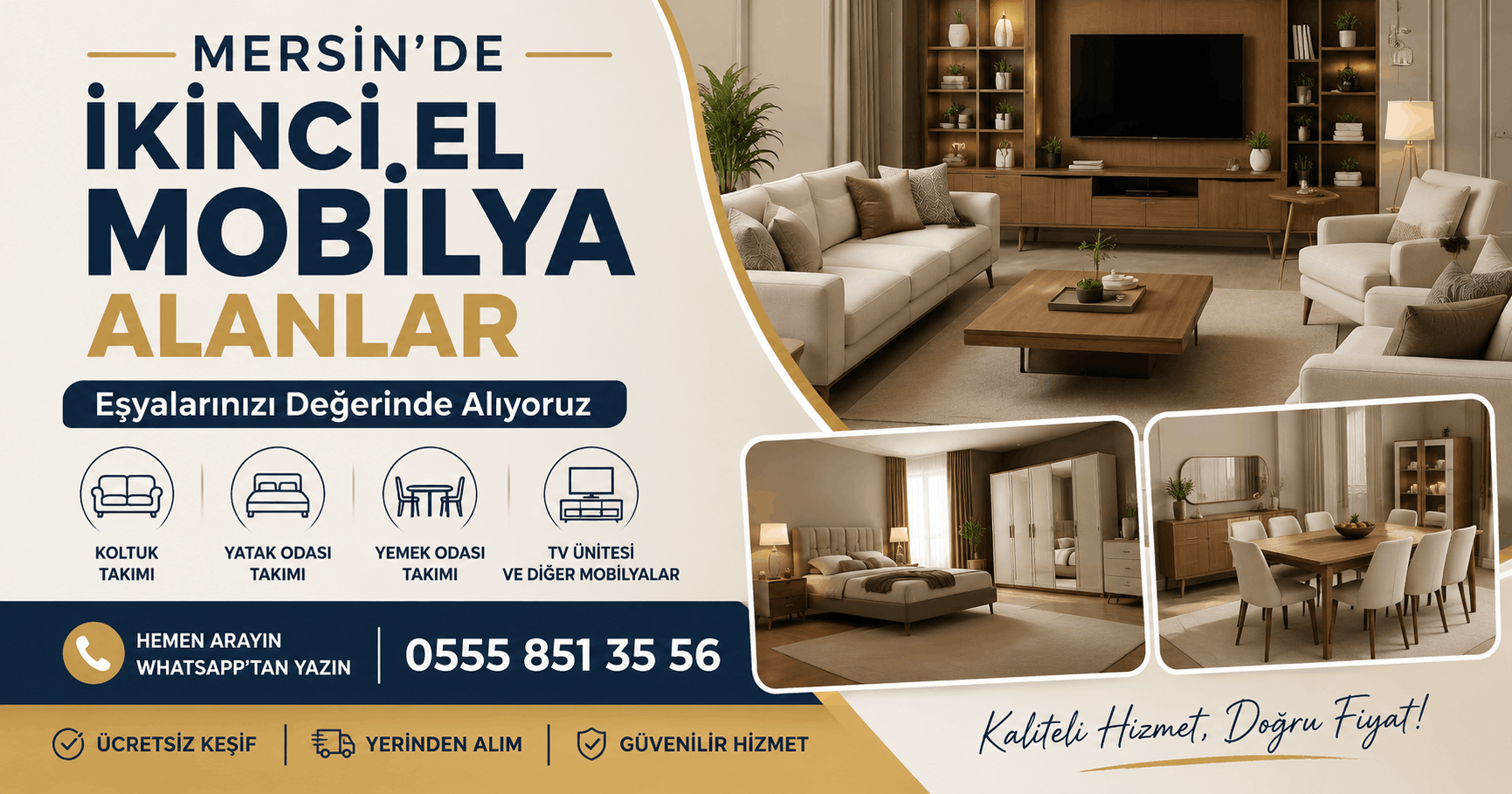 Mersin de ikinci el mobilya alanlar