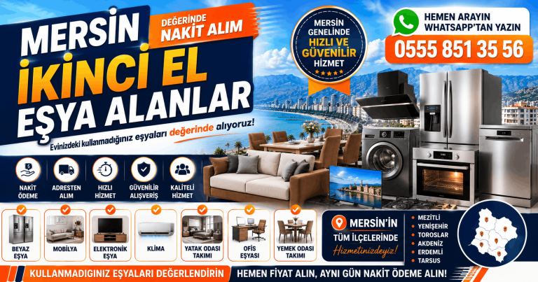 Mersin ikinci el esya alanlar