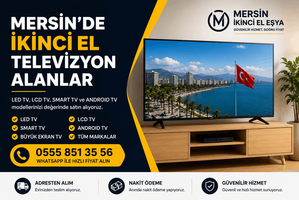 Mersin'de ikinci el televizyon alanlar