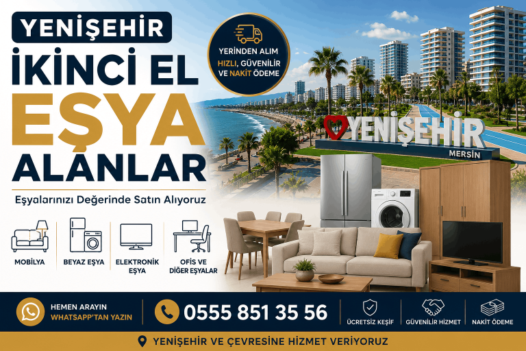 Yenişehir ikinci el esya alanlar